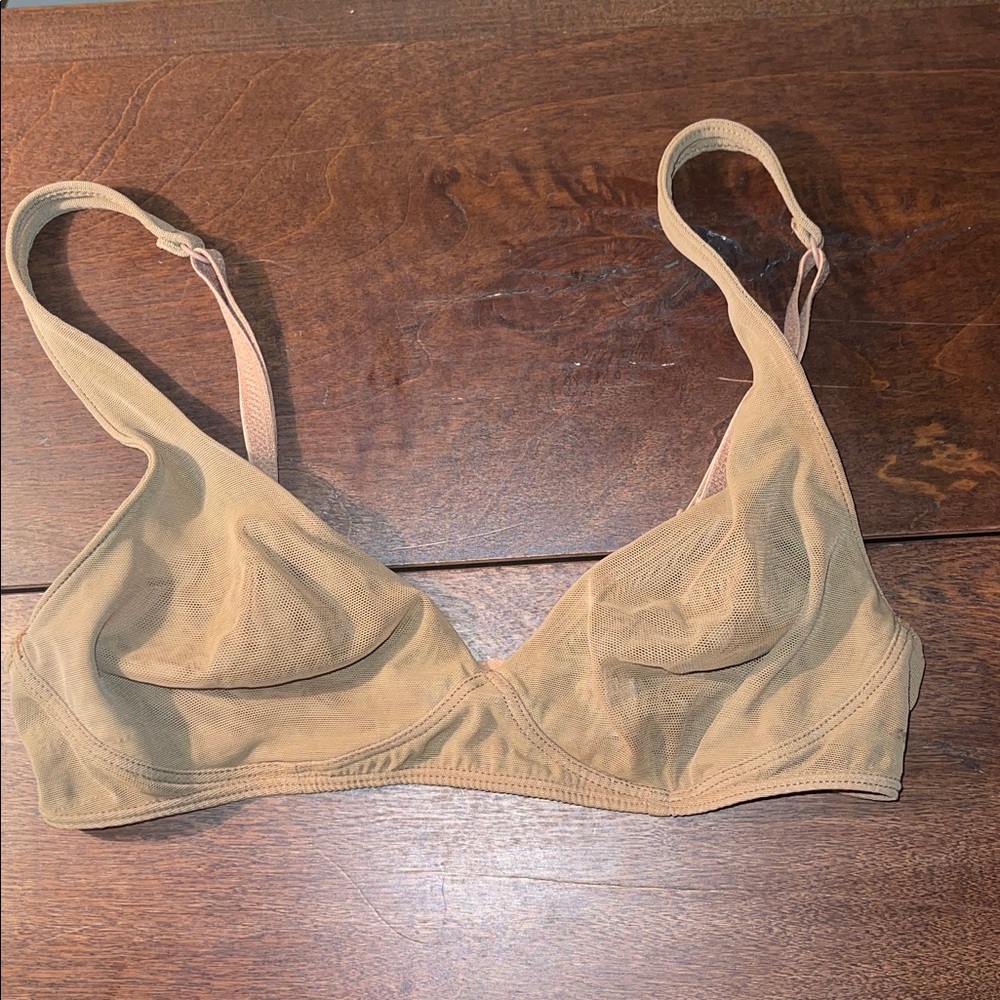 Jockey Tan Mesh Bra